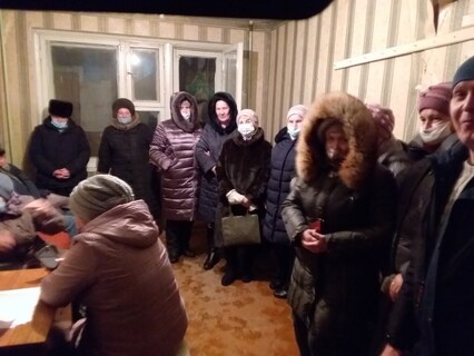 Состоялось собрание инициативной группы жителей, проживающих по адресу Пугачёвский тракт 16